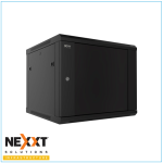 Gabinete de pared fijo 9U, semi-ensamblado 600x600mm. Nexxt NPC-F9U66B