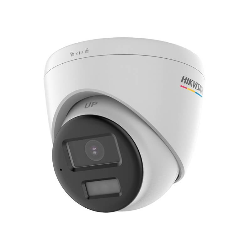 ds2ce72df0t-lpxts-camara-turret-hikvision-disuasion DS-2CE72DF0T-LPXTS Cámara Turret Hikvision - 2MP Dual Light, Alarma Activa y Audio - Imagen 1
