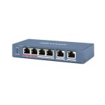 Switch No Administrable con 4 Puertos PoE 1xHi-PoE (DS-3E0106HP-E)