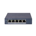 Switch Smart 4 Puertos PoE con 1 puerto Gigabit RJ45 uplink  (DS-3E1505P-EI/M)
