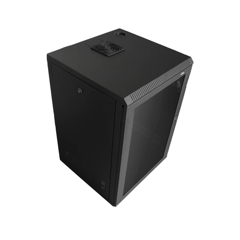 gabinete-pared-quest-gt-2192-1 GT-2192 Gabinete de Pared 16U con Tapas Laterales Removibles - Imagen 1
